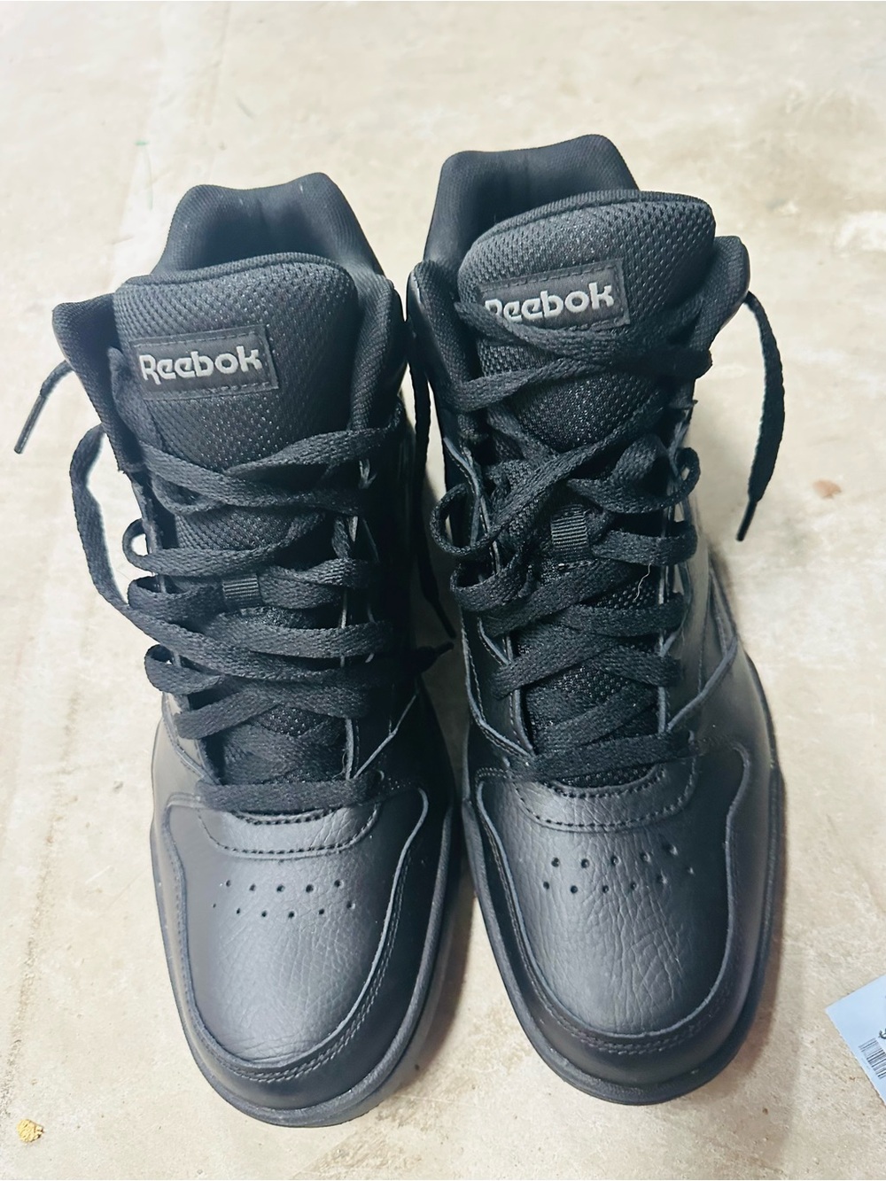Reebok Men’s Black High-Top Athletic Sneakers